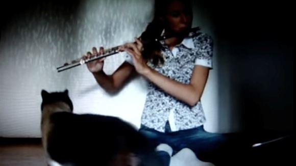 Urăște flautul din toată inima ei și nu se sfiește să o arate – VIDEO