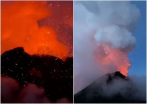 Vulcanul Klyuchevskoi din Rusia a erupt după cutremurul puternic de 8,8 grade pe scara Richter