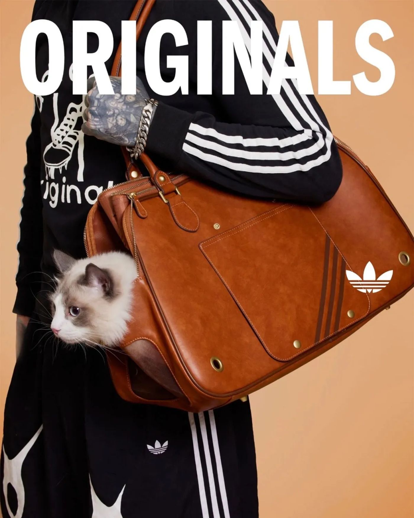 Firma a creat și câteva genți de voiaj pentru animalele mai mici. sursa foto Adidas