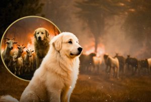 Povestea lui Odin, câinele-erou care a emoționat o lume întreagă! A refuzat să-și lase oile nepăzite în timpul incendiului devastator din California