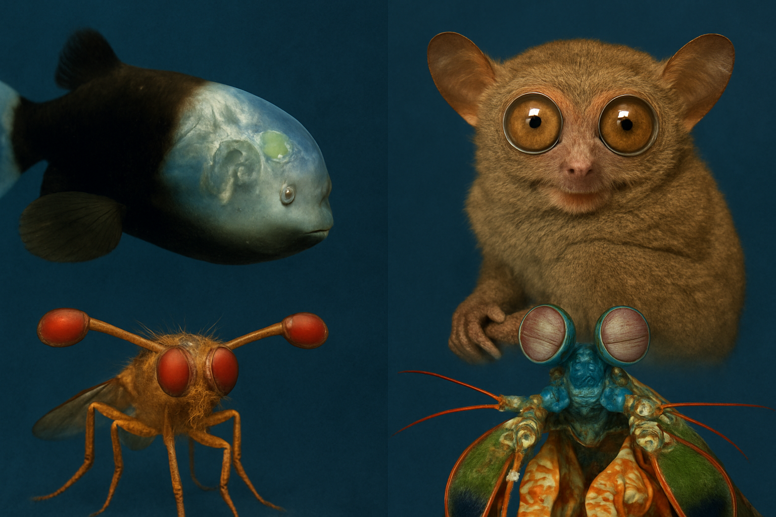 Cei mai ciudați ochi din lumea animală. sursa foto Chat GPT