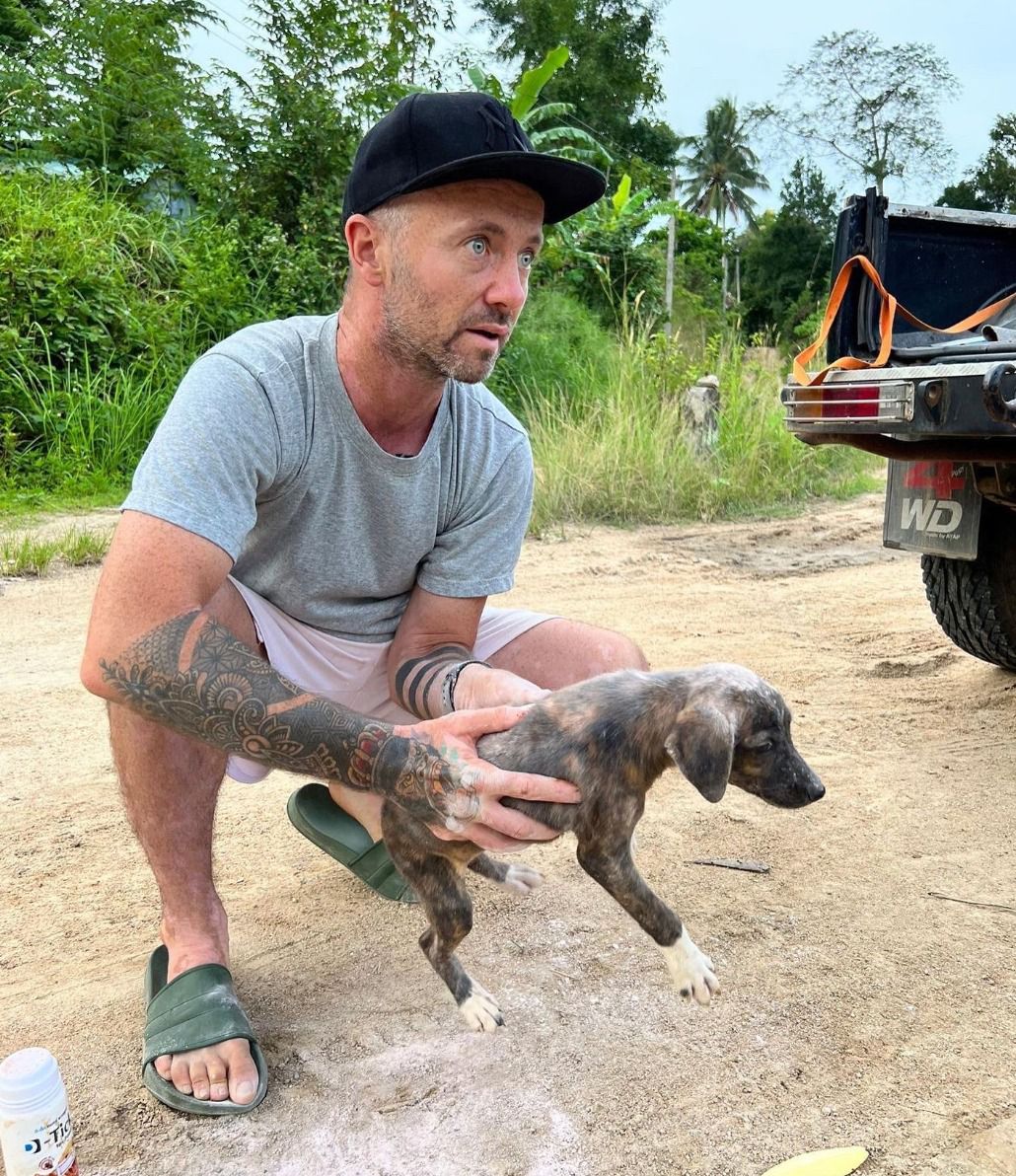 Câțelușa Tina a schimbat viața unui bărbat, dar și a mii de câini. foto: Instagram