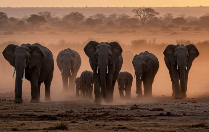 Şapte elefanţi sălbatici și-au pierdut viața în urma coliziunii cu un tren în India