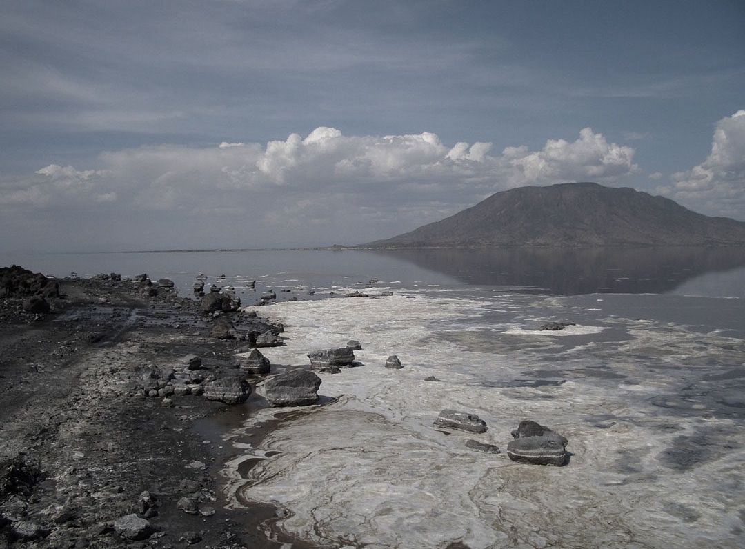 Natron, lacul roșu din Tanzania care transformă ființele vii în piatră. foto Instagram