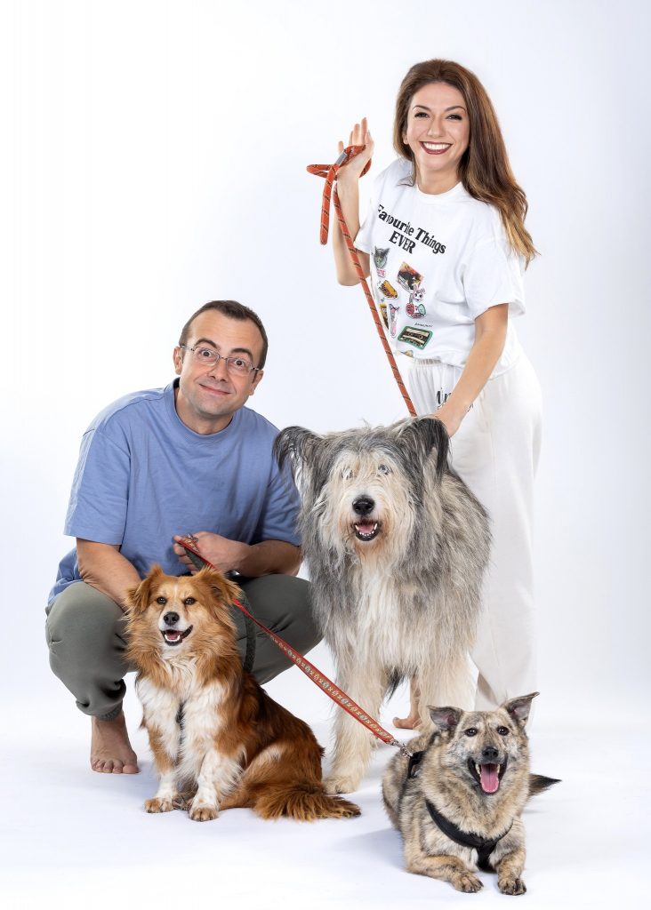 Gabriela Marin si George Constantinescu, in rolurile principale din Efectul Pufi