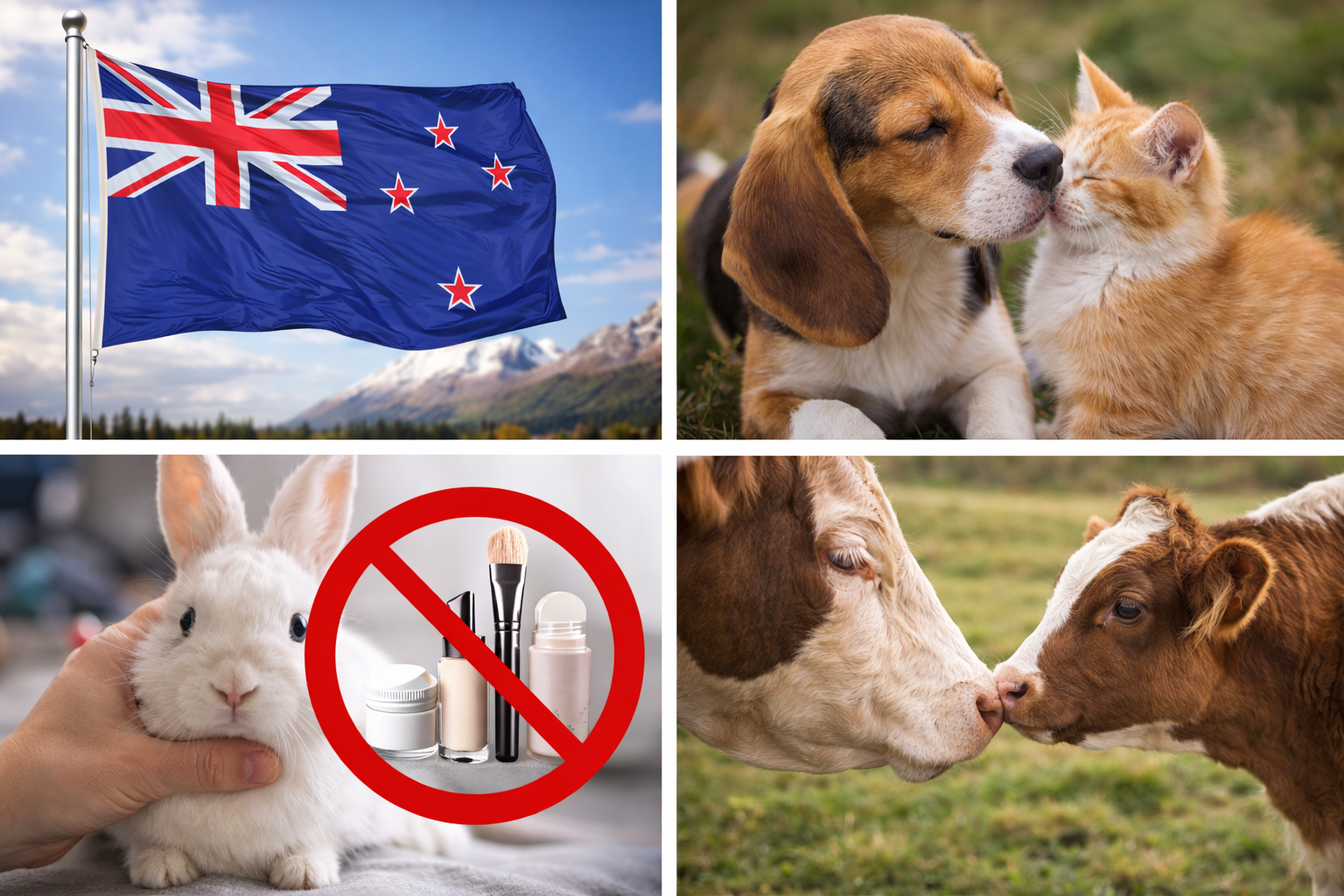 Animalele sunt recunoscute oficial ca ființe sensibile în Noua Zeelandă. foto Chat GPT