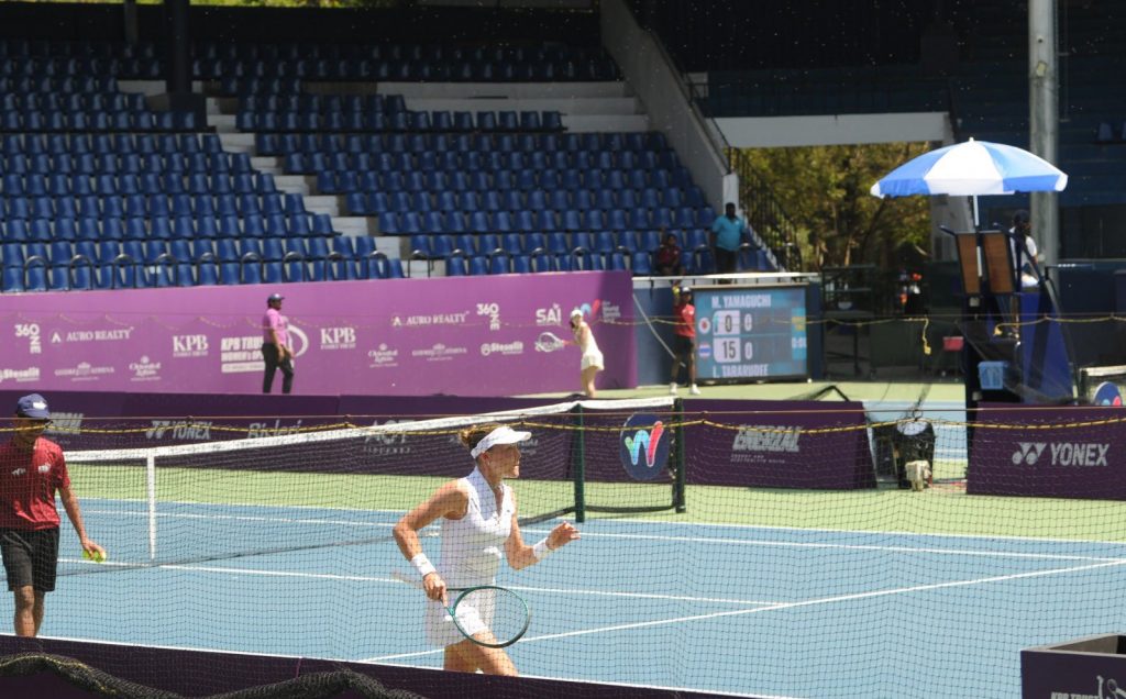 Invazie de albine la turneul ITF Bengaluru Open. Sursa foto: X @Syed Asif