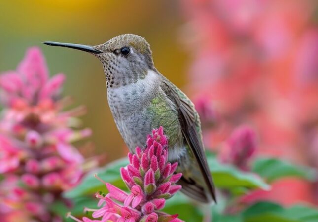 Cum reușesc femelele colibri să nu fie hărțuite de masculi