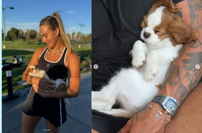 Aryna Sabalenka și cățelușa Ash au cucerit internetul. Campioana nu se mai desparte de noul ei companion