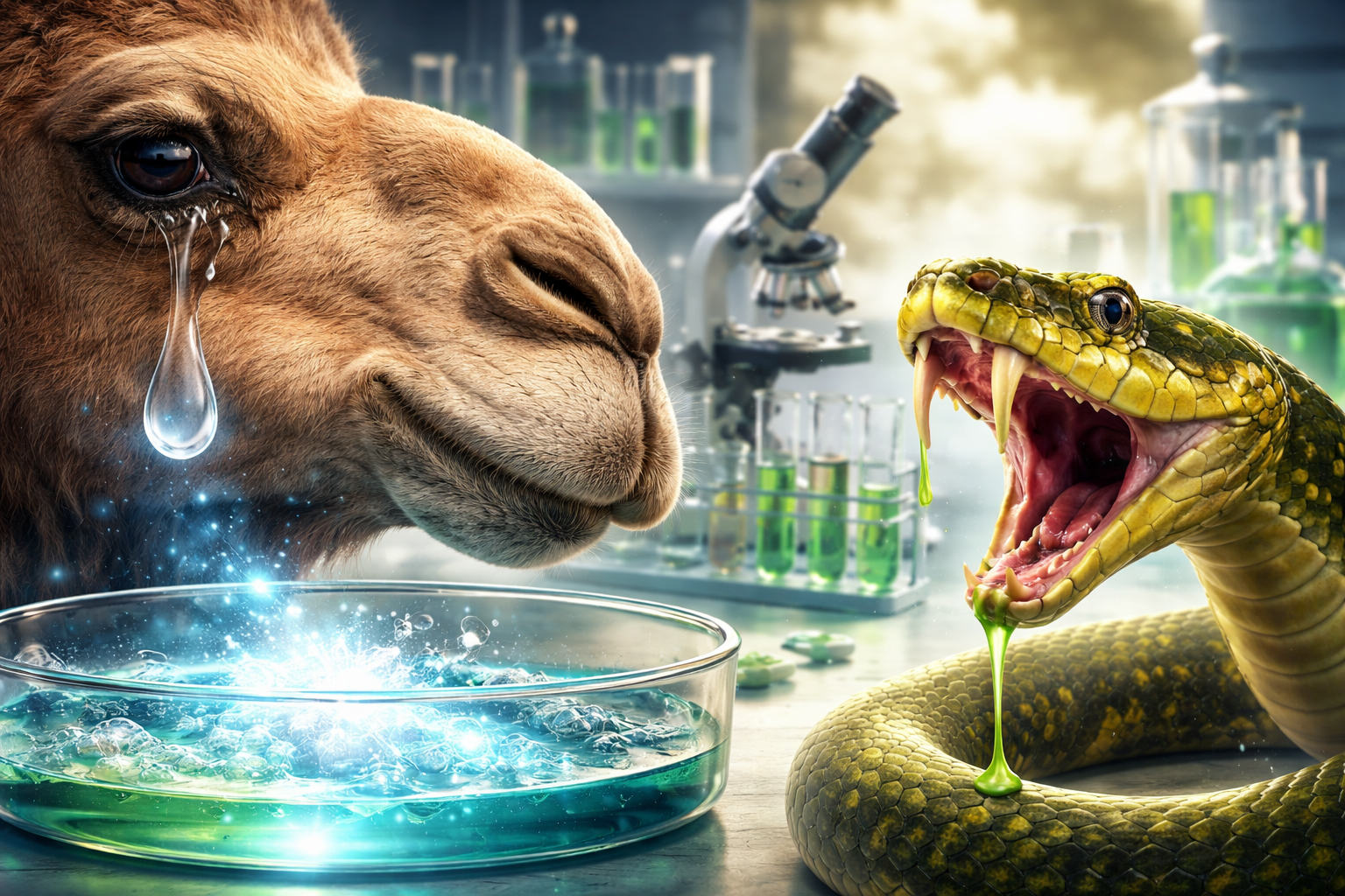 Lacrimile de cămilă pot neutraliza veninul șerpilor? Nu. Dar cercetările au descoperit altceva