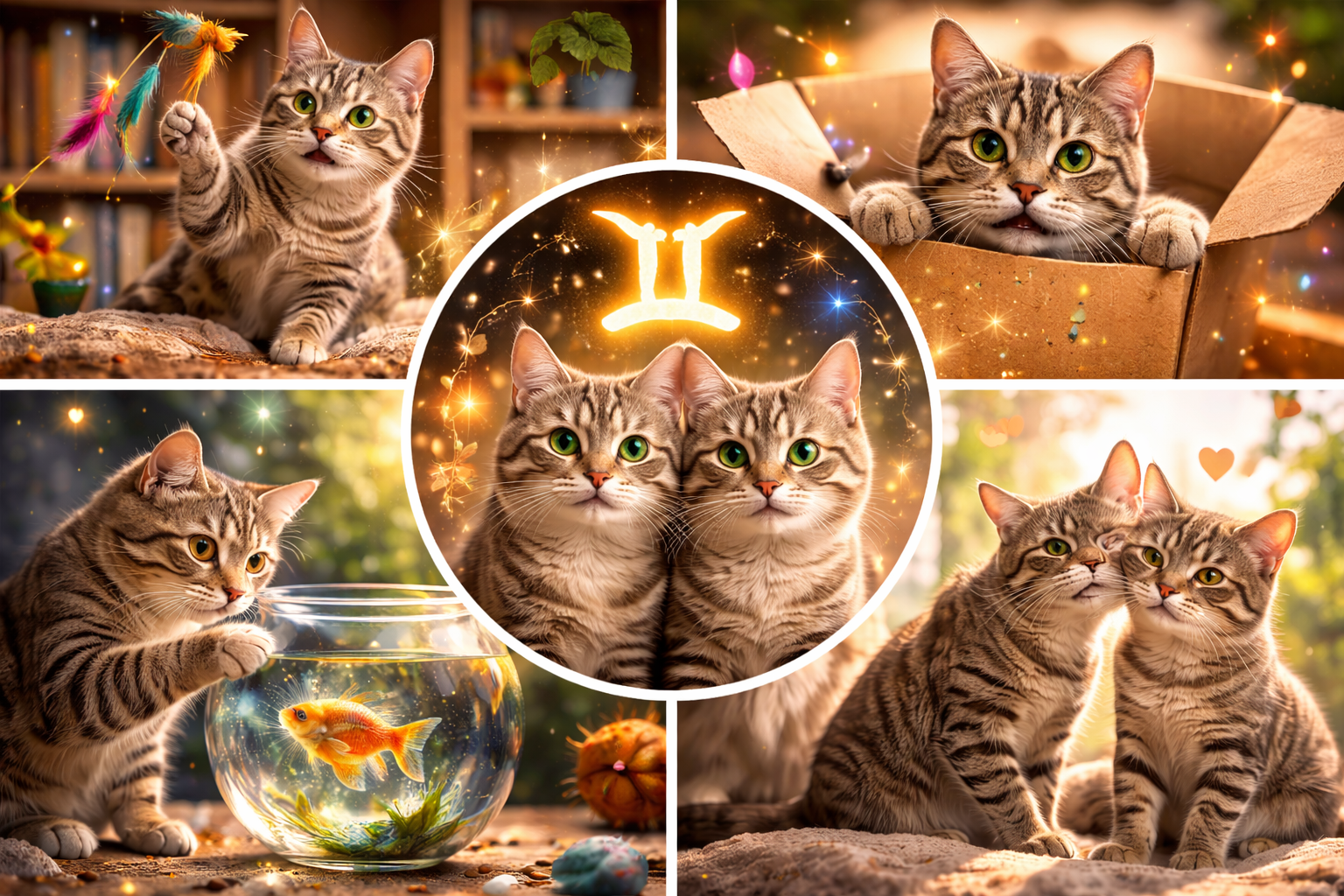 Cum sunt pisicile din zodia Gemeni? foto: ChatGPT