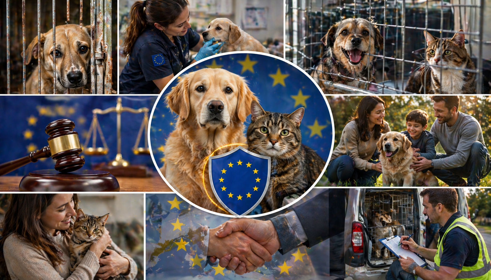 UE introduce reguli stricte pentru câini și pisici. foto: ChatGPT