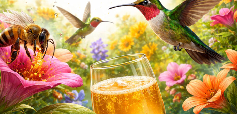 Albinele și păsările colibri, „consumatorii” neașteptați de alcool din natură: cum ajung să ingereze zilnic etanol din nectar?