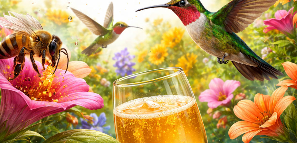 Albinele și păsările colibri, „consumatorii” neașteptați de alcool din natură: cum ajung să ingereze zilnic etanol din nectar?