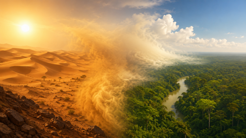 Legătura nevăzută dintre Sahara și Amazon! Cum ”hrănește” praful african cea mai mare pădure tropicală a lumii
