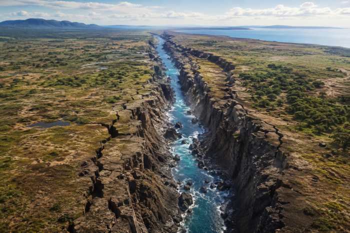 Africa se rupe în două mai rapid decât credeau experții, favorizând apariția unui nou ocean