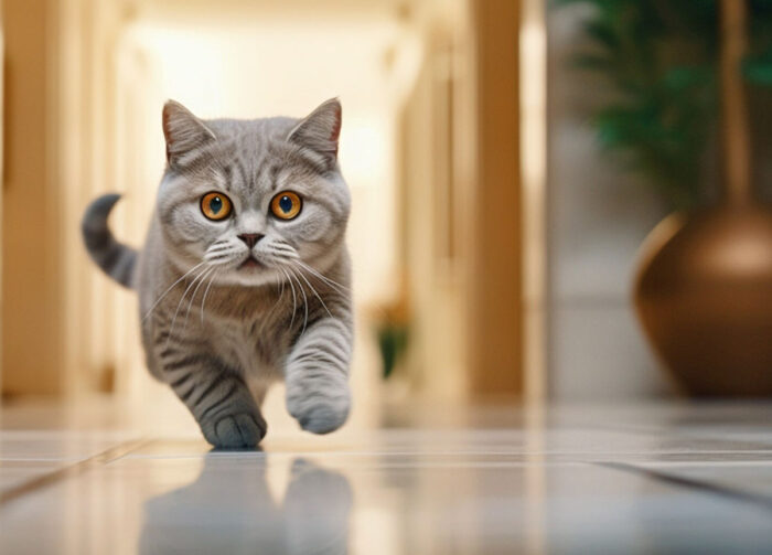 De ce aleargă pisica prin casă din senin? Explicația din spatele celebrelor „zoomies”