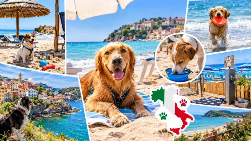 Plajele din Italia unde turiștii își pot lua câinii în vacanță. Locuri „pet-friendly” cu servicii speciale pentru animale