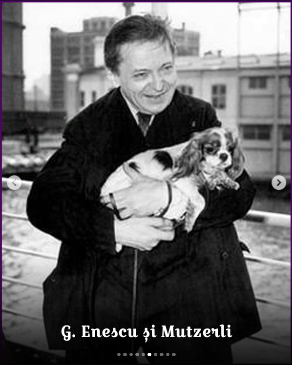George Enescu a avut un companion canin foarte apropiat. Foto: https://www.instagram.com/costumesque/ 