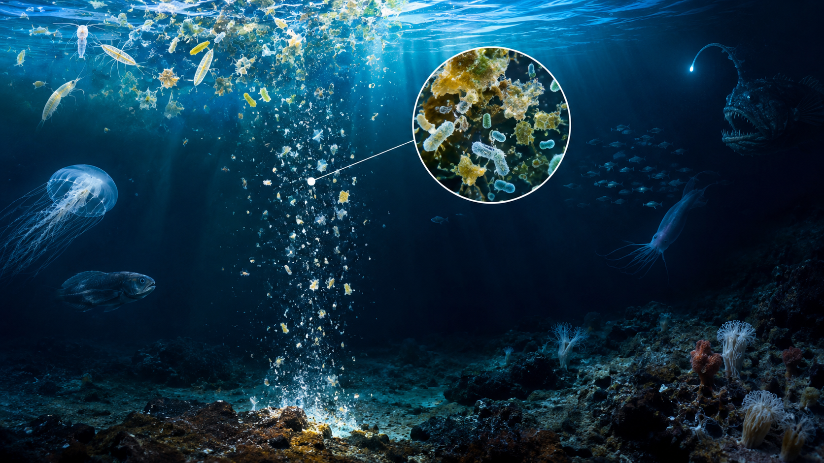 Ce se întâmplă cu hrana care ajunge în cele mai adânci zone ale oceanului. Descoperirea care schimbă teoriile despre viața marină