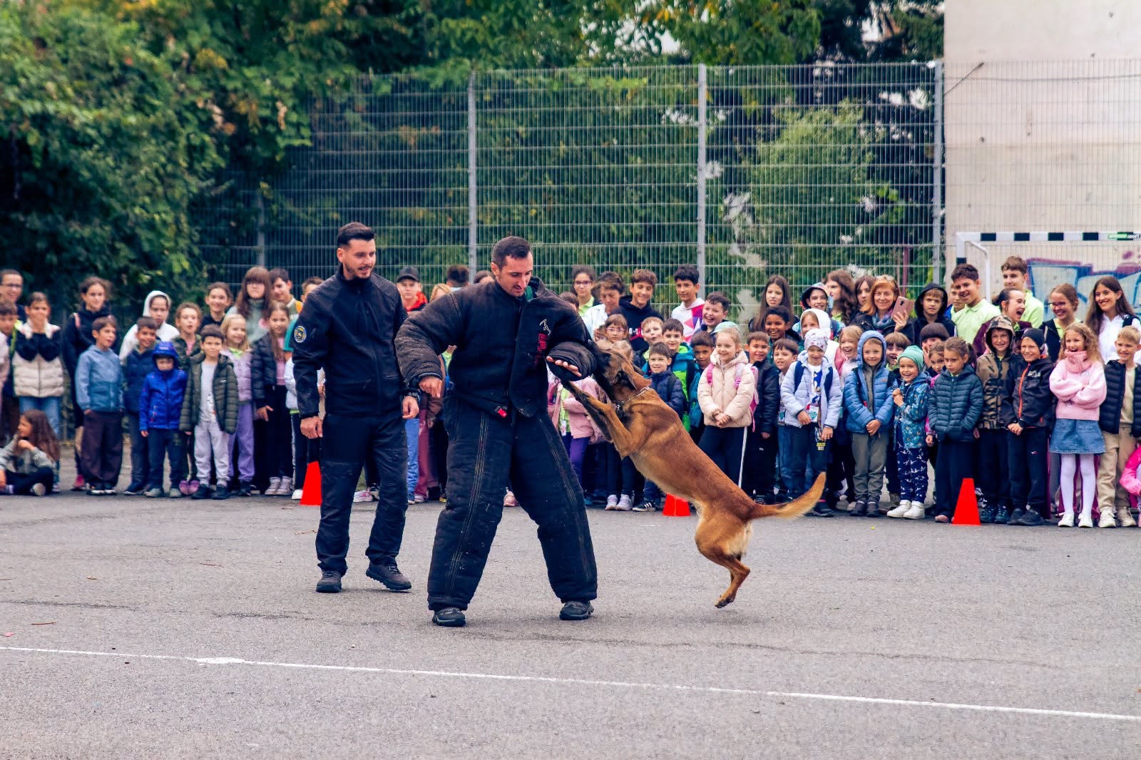 După finalizarea cursului, echipa formată din câine și conductor se întoarce la unitatea de proveniență și începe să participe la misiuni operative. Foto: Facebook Centrul Chinologic "Dr. Aurel Greblea" Sibiu